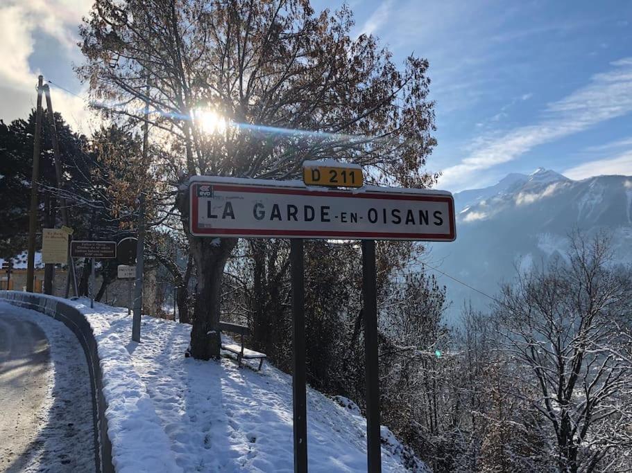 Appartement Rez De Jardin Montee De L'Alpe D'Huez La Garde  Bagian luar foto
