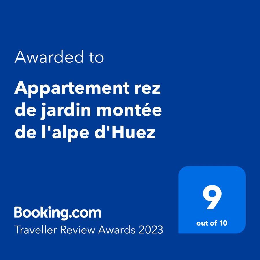 Appartement Rez De Jardin Montee De L'Alpe D'Huez La Garde  Bagian luar foto